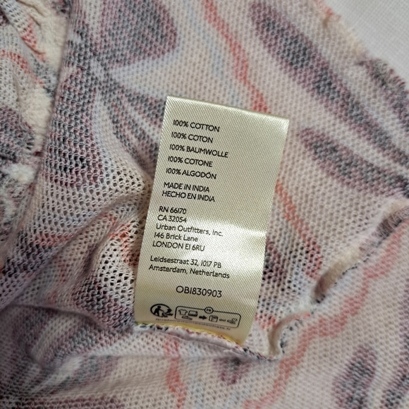 Free People Through The Meadow Top in White Sand Combo - Picture 8 of 10